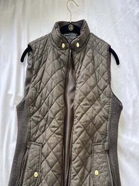 C'esttoi Brown Plaid Vest